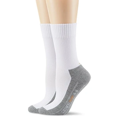 Abbildung von Camano Herren 5942 Sportsocken, Weiß (White 1), (Herstellergröße: 43/46) (2er Pack)