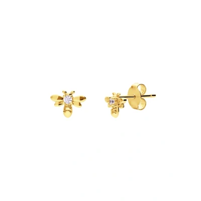 Abbildung von Lucardi Ohrringe goldcoloured, Damen, Größe: One Size, Gold/coloured