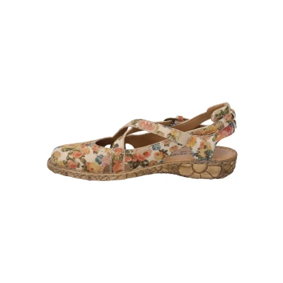 Abbildung von Josef Seibel Rosalie Riemensandalette, Damen, Größe: 37, Beige multi Schuhe