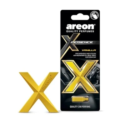 Abbildung von Areon Xperience Version Auto Lufterfrischer New Car Black Crystal Bubble Gum Vanille Ideal für jede Größe Vent (Vanille)