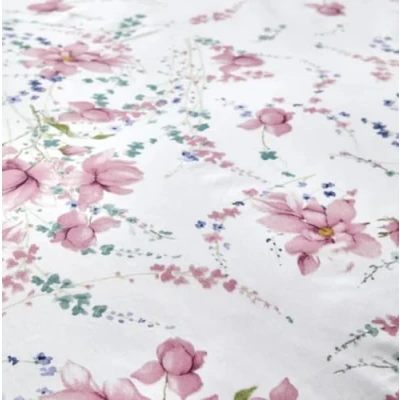 Abbildung von Karaca Dalila 100% Baumwolle Doppelbett Bettwäsche Set Pink
