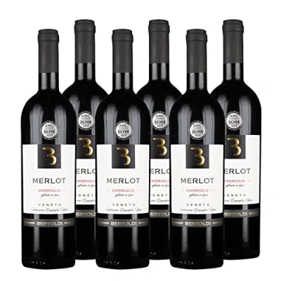 Abbildung von Merlot Barrique Veneto IGT &quot;Bertoldi&quot; Rotwein Venetien trocken (6 x 0.75l)