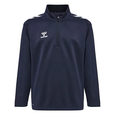 Abbildung von Hummel CORE XK HALF ZIP Sweatshirt für Kinder, Größe: 116, Marine