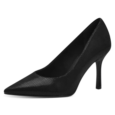Abbildung von Tamaris High Heel Pumps, Stilettoabsatz, Abendschuh, Partyschuh mit edlem Glanz Effekt