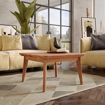 Abbildung von Krok Wood Couchtisch Paris aus Massivholz (Buche, 75 x 45 cm)