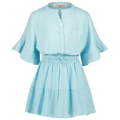 Abbildung von Vingino Girls Midi Dress Pradile in Color Light Blue Sky Size 8