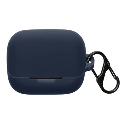 Abbildung von kwmobile Hülle kompatibel mit Anker Soundcore K20i Kopfhörer Silikon Schutzhülle Etui Case Cover Schoner in Dunkelblau