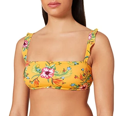 Abbildung von Banana Moon Damen Danlo Bikini Top, Gelb (Curry Aroha/Limonada Hur72), 75B (Herstellergröße: 40)