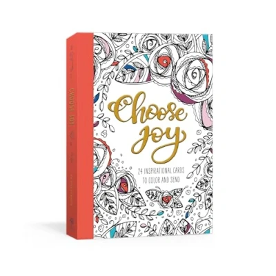 Abbildung von Choose Joy Postcard Book: 24 Inspirational Cards to Color and Send