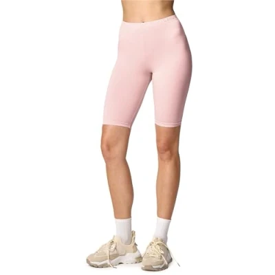 Abbildung von Merry Style Damen Sport Leggings kurz Sportleggings Radlerhose Sporthose aus Viskose MS10 145 (Puderrosa, M)
