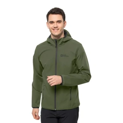 Abbildung von Jack Wolfskin Bornberg Hoody M Softshelljacke, Herren, Größe: Large, Greenwood