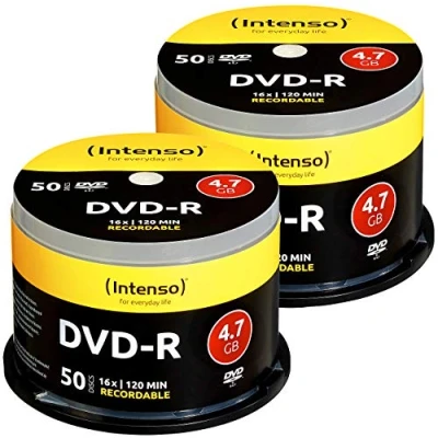 Abbildung von Intenso 2er Set DVD( ) R 4.7GB 16x mit je 50 Rohlingen Rohlinge