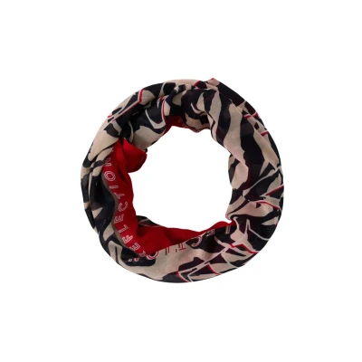 Abbildung von Cecil Gemusterter LOOP Schlauchschal, Damen, Größe: One Size, Rot