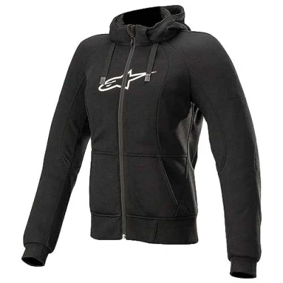 Abbildung von Alpinestars Motorradjacken Stella Chrome Sport Hoodie BLACK, XXL