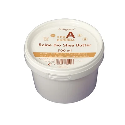 Abbildung von Finigrana Körperbutter Reine Bio Shea Butter, 500 ml