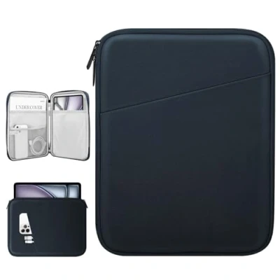 Abbildung von Dadanism 12,9 Zoll Tablet Tasche Sleeve Kompatibel mit iPad Pro 12,9&quot; M2 6./5./4./3. Gen, Pro/iPad Air 13&quot; 2024, 12,4&quot; Galaxy Tab S9 FE+/S9+/S8+/S7 FE/S7+,12,3&quot; Surface 7/6/5/4/X, Indigo