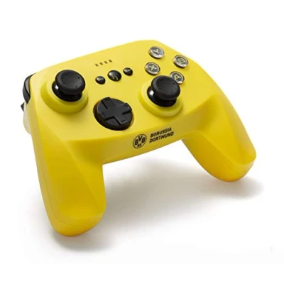 Abbildung von snakebyte BVB Wireless Pro Controller (PC) Offiziell lizenzierter Borussia Dortmund Bluetooth Gamepad für Computer, Mac / Analoge Joysticks kompatibel zu Directinput und Xinput 2,4Ghz kabellos