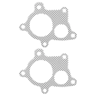 Abbildung von Turbo Downpipe Bolt Dichtung, Fydun 2PCS 5 Dichtung T3 T4 T04E Down Pipe Boost PSI Auspuff Auto Zubehör Exhaust Gasket