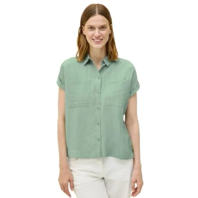 Abbildung von CECIL Damen B345615 Hemdbluse, Matcha Green, S