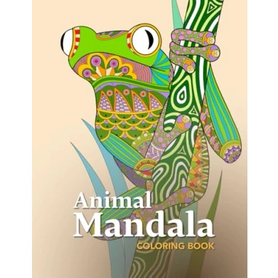 Abbildung von Animal Mandala Coloring Book: Mindful Patterns for Relaxation and Stress Relieving Adults