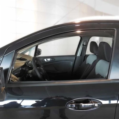 Abbildung von Windabweiser Regenabweiser kompatibel mit Ford Ecosport 2014 2024 Dunkel Acryl 2tlg