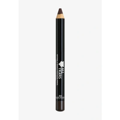 Abbildung von All Tigers Natural &amp; Vegan Eyeshadow Pencil Lidschatten, Damen, Größe: 3 g, Dark brown &quot;set your rules&quot;