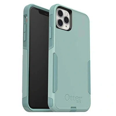 Abbildung von OtterBox Commuter Series Schutzhülle für iPhone 11 Pro Max, Polycarbonat, mit Displayschutzfolie, Mint Way (Surf Spray/Aquilfer)