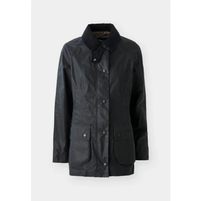 Abbildung von Barbour Beadnell WAX Jacket Übergangsjacke, Damen, Größe: 34, Navy