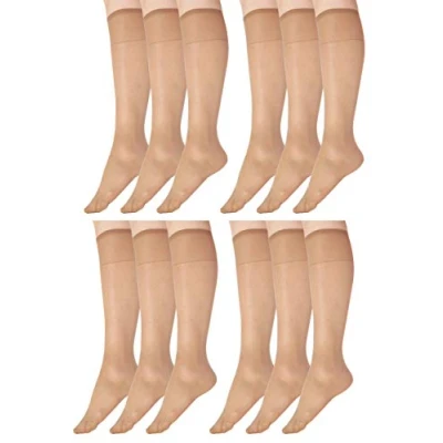Abbildung von Giulia Feinkniestrümpfe Marea 15 Den (12er Set) Caramel (12 Paar)