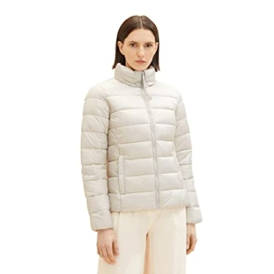 Abbildung von TOM TAILOR Damen 1038338 Lightweight Steppjacke, 16339 clouds Grey, M