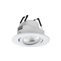 Abbildung von Eglo 99671 Einbauleuchte SALICETO Z weiss H:4,6 Ø:8,8cm rund, dimmbar 2700 6500K schwenkbar, mit Connect Funktion