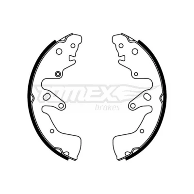 Abbildung von TOMEX brakes TX 22 74 Bremsbacken Hinterachse 254 41,3 SUZUKI: Grand Vitara 2 SUV