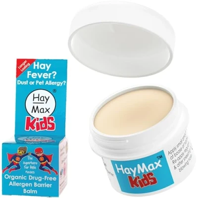 Abbildung von HayMax Heuschnupfen Nasenfilter Für Kinder 5 ml Bio Allergie bei Pollenallergie, macht nicht müde Fängt Pollen, Staub und andere Allergene ab Um Nase Augen auftragen