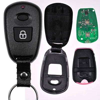 Abbildung von Auto Schlüssel Funk Fernbedienung 1x Gehäuse + 434 MHz Sender Sendeeinheit Batterie für Hyundai