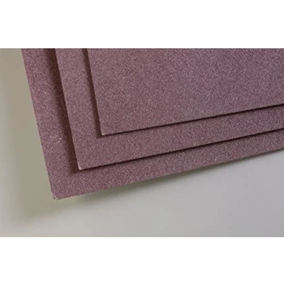 Abbildung von Clairefontaine 696167C Packung mit 5 Zeichenbögen Pastelmat, ideal für Trockentechniken und Pastell, DIN A3, 29,7x42cm, 360g, Weinrot