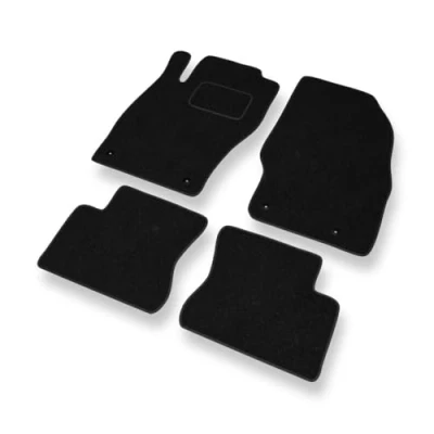 Abbildung von Mossa Fußmatten Auto kompatibel mit Opel Corsa D (2006 2014) schwarz Automatten Autoteppiche 1