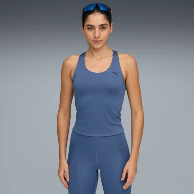 Abbildung von Puma TAD ESSENTIALS 2 in 1 Tanktop Damen Dark Indigo Größe: XL