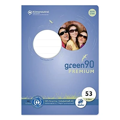 Abbildung von Staufen Vokabelheft Green A5 liniert mit 1 MST 32 Blatt