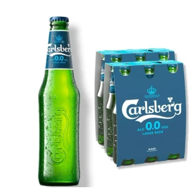 Abbildung von 12 x 0,4l Carlsberg Bier alkoholfrei 100% Geschmack und 0% Alkohol