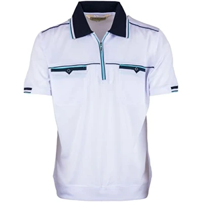 Abbildung von SOUNON Polohemd Poloshirt für Herren Weiss, Groesse: XL