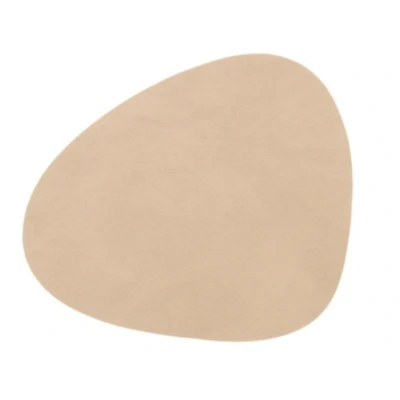 Abbildung von LIND DNA Untersetzer Nupo Leder Sand 13 x 11 cm