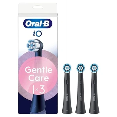 Abbildung von Oral B iO Gentle Care Toothbrush Heads Black 3 St.