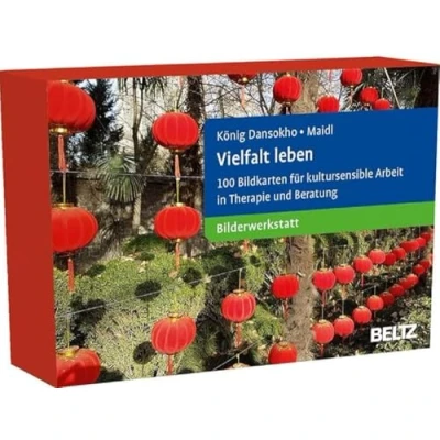 Abbildung von Vielfalt leben: Bilderwerkstatt. 100 Bildkarten für kultursensible Arbeit in Therapie und Beratung. Mit 16 seitigem Booklet. Kartenformat 9,8 x 14,3 cm stabiler Box (Beltz Therapiekarten)