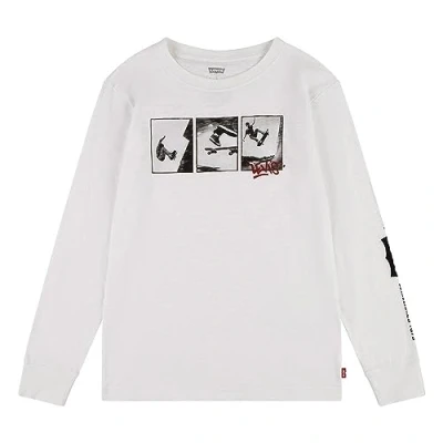 Abbildung von Levi&#039;s Kids Lvb 3peat photoreal ls tee Jungen White Brillant 4 Jahre
