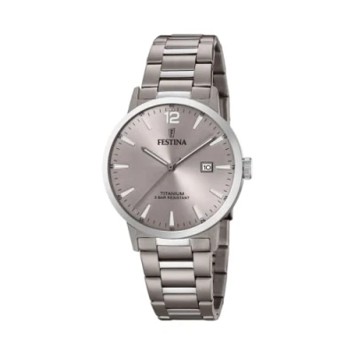 Abbildung von Festina Calendario Uhr, Herren, Größe: One Size, Grey