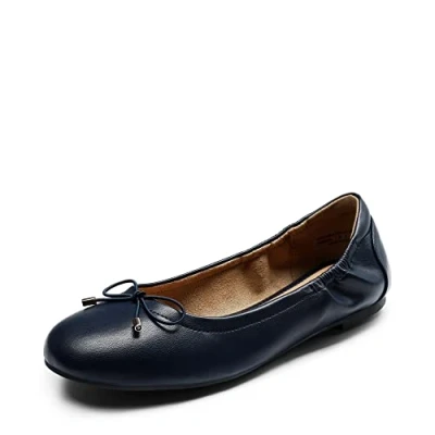 Abbildung von DREAM PAIRS Damen Ballerinas Schuhe Klassische Flache Elegant mit Geschnürte Schleife NAVI 36 (EUR) SDFA2310W E