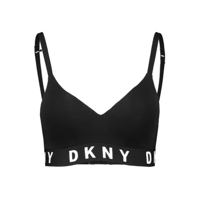 Abbildung von DKNY Intimates Wirefree Pushup BH, Damen, Größe: Large, Black/white