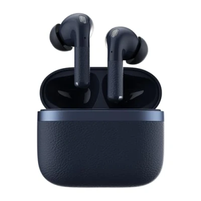 Abbildung von Edifier W260NC 45dB Aktive Noise Cancellation Ohrhörer, Hi Res Audio Kabellos mit LDAC, AAC, 6 Mikrofone für KI Klare Anrufe, Dual Dynamische Treiber, IP54 Wasserdicht, Bluetooth 5.3, Dunkelblau