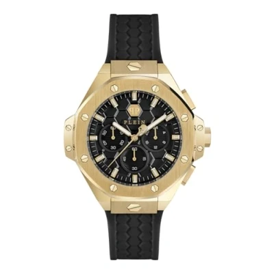 Abbildung von Philipp Plein Unisex Uhr Analog Quarz Chrono ROYAL 42 MM PWPSA0124 Silikon