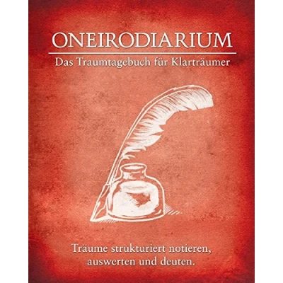 Abbildung von Oneirodiarium, Farbe ROT: Das Traumtagebuch für Klarträumer